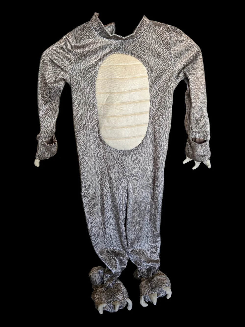 Spirit Grey Kids Dinosaur One-Piece Bodysuit with Cream Belly